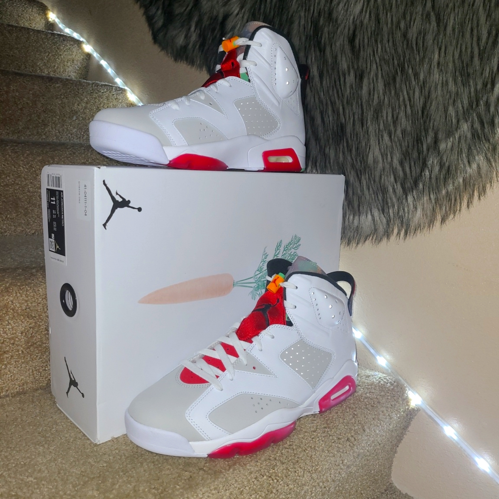 Authentic Air Jordan Retro 6 Hare Brand New Mens Size 11